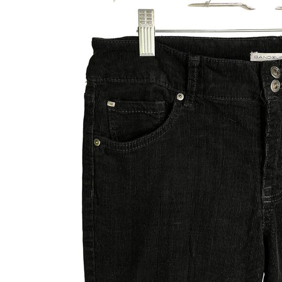 Bandolinoblu Pants Womens‎ Black 8 DB8208C Corduroy Arianna Stretch Jean Cut - Picture 4 of 9